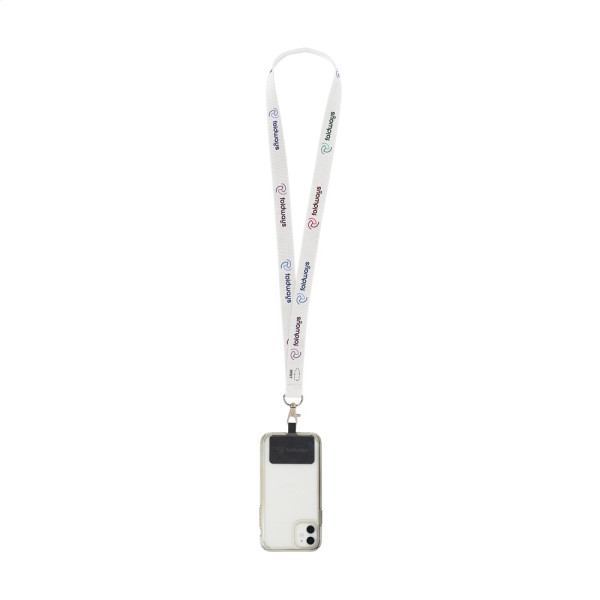 Lanyard Sublimatie RPET 2 cm met Patch keycord