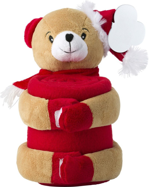 Kerstknuffel met deken Andrew